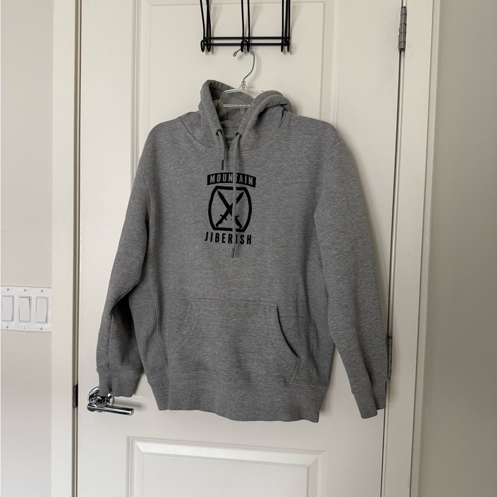 Jiberish Gray Hoodie for Men